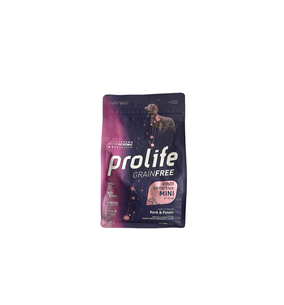 Prolife GrainFree Adult Sensitive Mini Pork & Potato