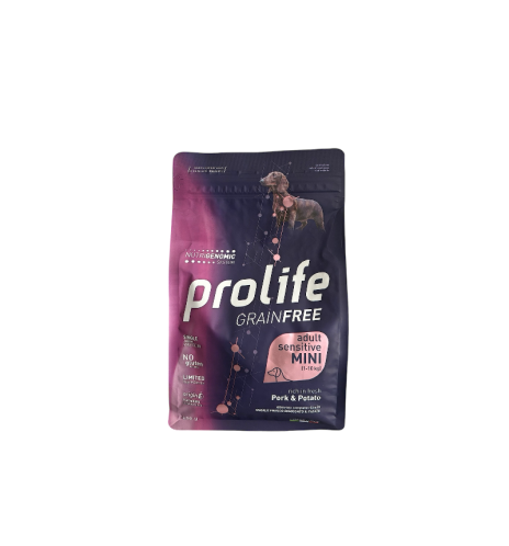 Prolife GrainFree Adult Sensitive Mini Pork & Potato