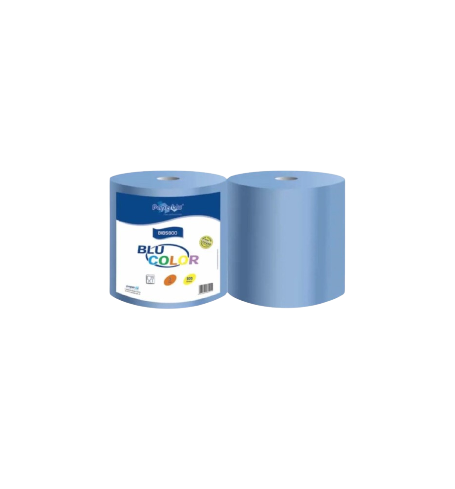 Coppia Rotoli Blu Color 800