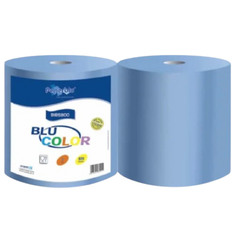 Coppia Rotoli Blu Color 800